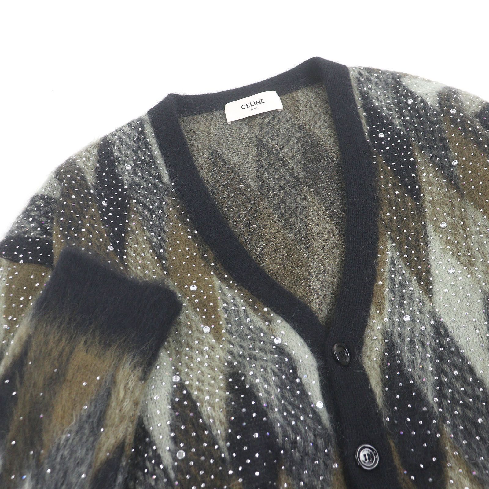 Celine Celine CELINE Brushed mohair Embroidery Cardigan Others Tops DUTY FREE for USA Size ONE SIZE - 2 Thumbnail