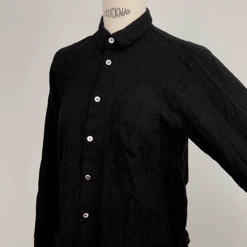 Comme des Garcons Comme des Garcons 94AW Boiled Wool Shirt Size US L / EU 52-54 / 3 - 5 Thumbnail