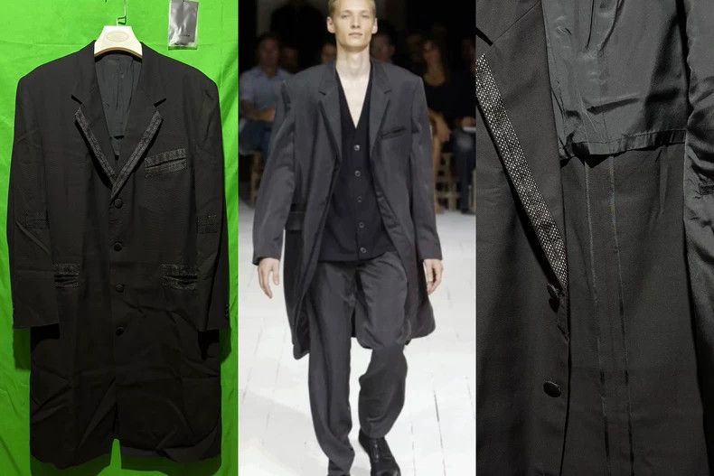Yohji Yamamoto Yohji Yamamoto 03ss Silk Belt Coat Size US S / EU 44-46 / 1 - 9 Thumbnail
