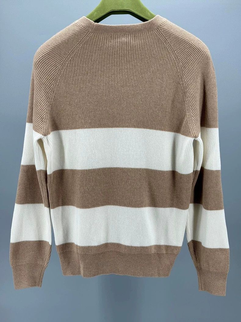 Brunello Cucinelli Brunello Cucinelli Men's Colorblock Cashmere Sweater Size US L / EU 52-54 / 3 - 5 Thumbnail