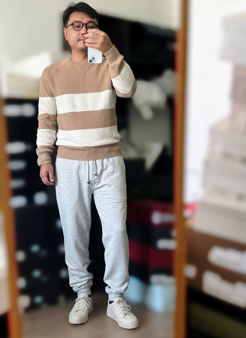 Brunello Cucinelli Brunello Cucinelli Men's Colorblock Cashmere Sweater Size US L / EU 52-54 / 3 - 2 Thumbnail
