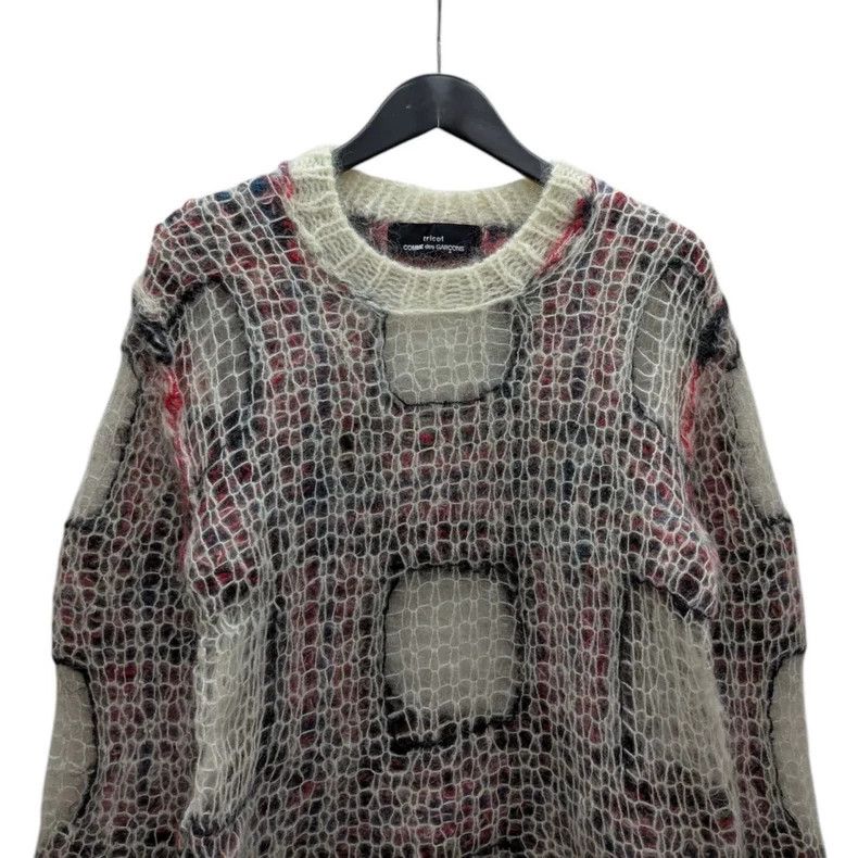 Comme des Garcons COMME des GARCONS 19aw Mesh Knit Sweater Size US S / EU 44-46 / 1 - 2 Thumbnail
