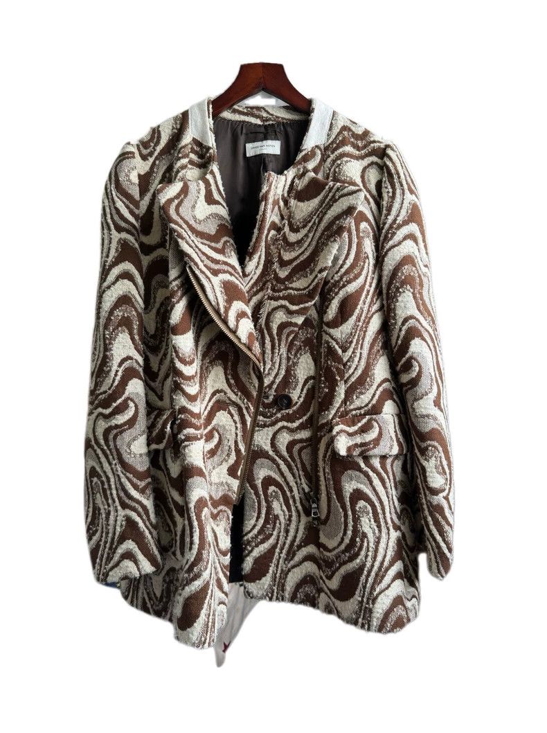 Dries Van Noten Dries Van Noten Wool Wave Blazer Size US L / EU 52-54 / 3 - 3 Thumbnail