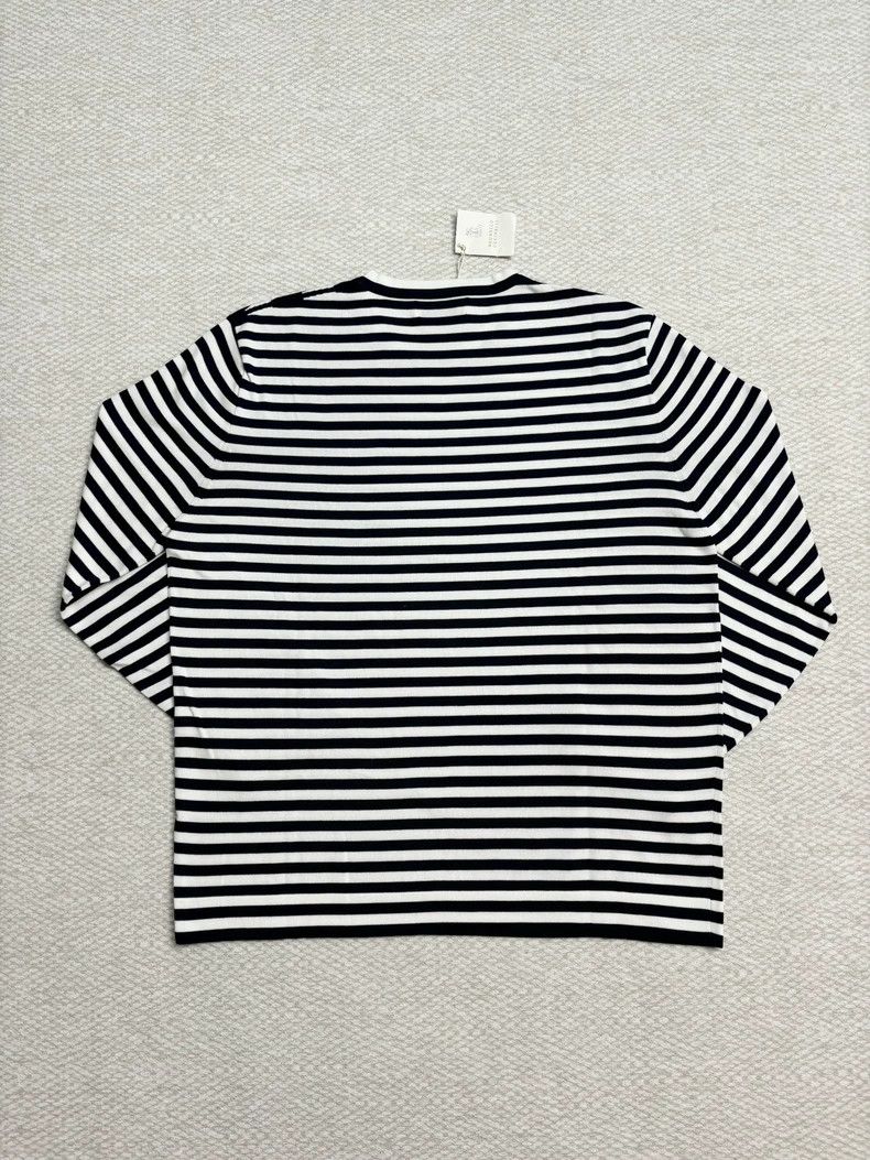 Brunello Cucinelli Brunello Cucinelli Men's Stripe Cotton Sweater Size US L / EU 52-54 / 3 - 2 Thumbnail