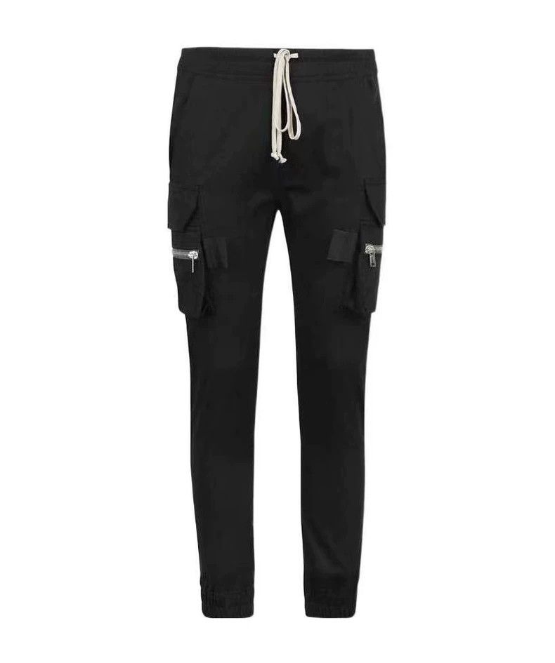 Rick Owens Rick Owens Men's Black Cargo Pants Size US 31 - 2 Thumbnail
