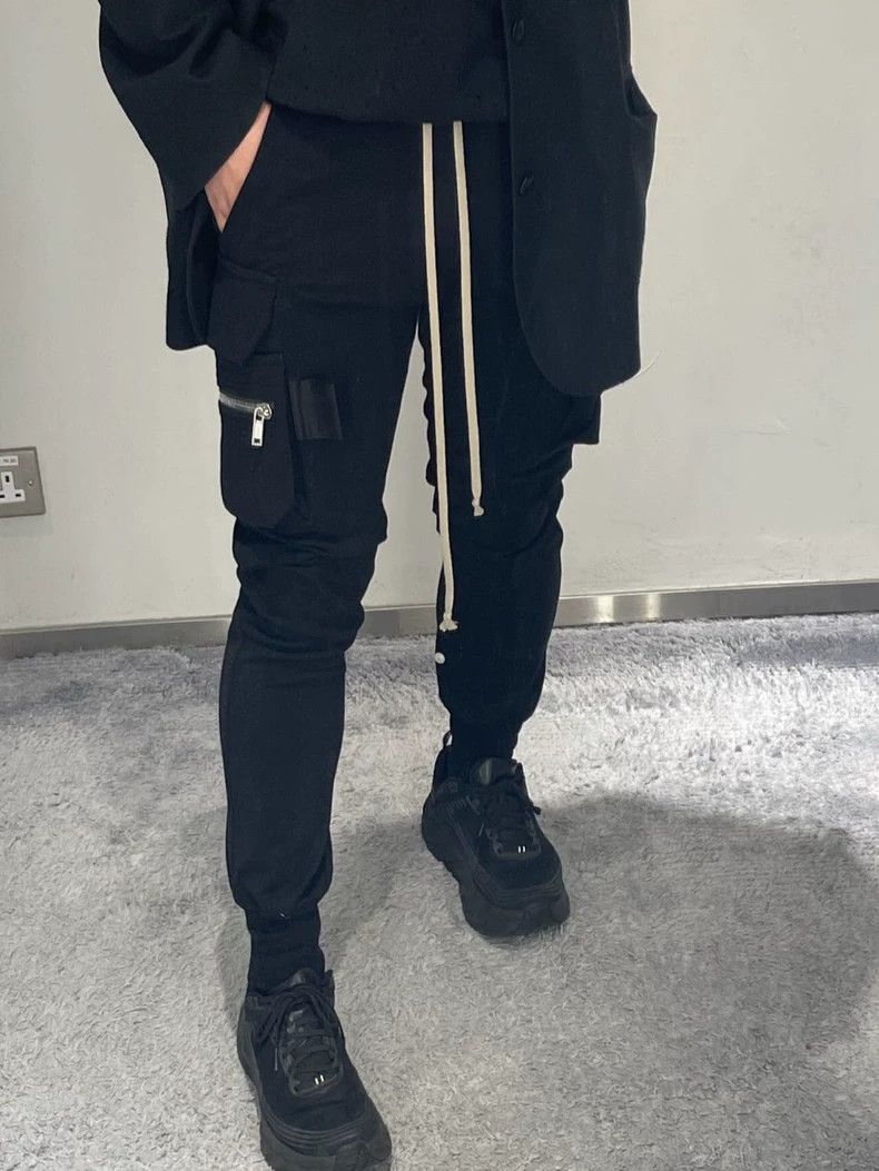 Rick Owens Rick Owens Men's Black Cargo Pants Size US 31 - 5 Thumbnail