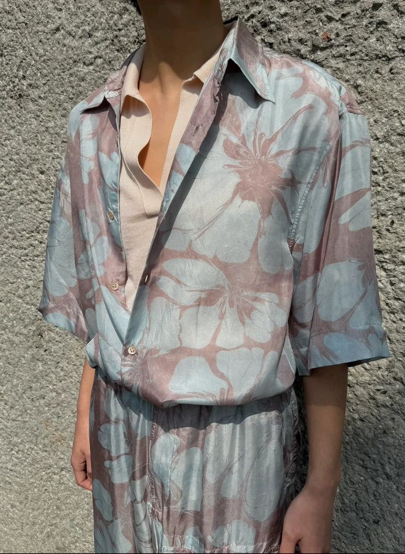 Dries Van Noten Dries Van Noten Silk Floral Shirt Size US S / EU 44-46 / 1 - 6 Thumbnail