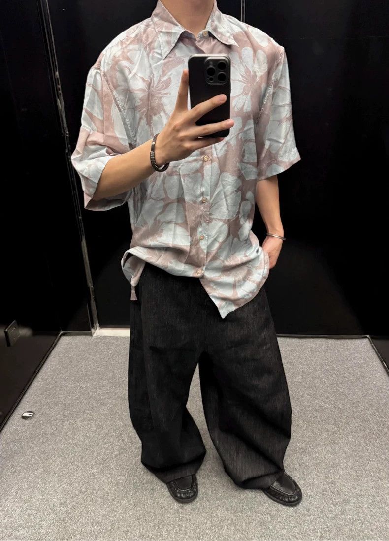 Dries Van Noten Dries Van Noten Silk Floral Shirt Size US S / EU 44-46 / 1 - 7 Thumbnail
