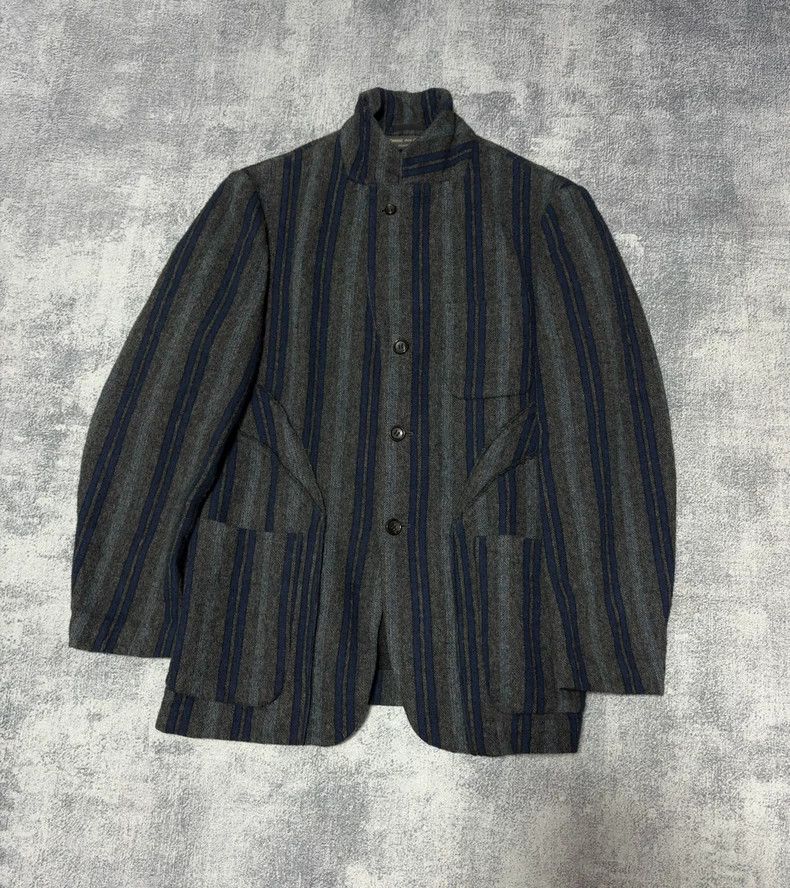 Comme des Garcons Comme des Garcons Wool Stripe Jacket Size US L / EU 52-54 / 3 - 3 Thumbnail