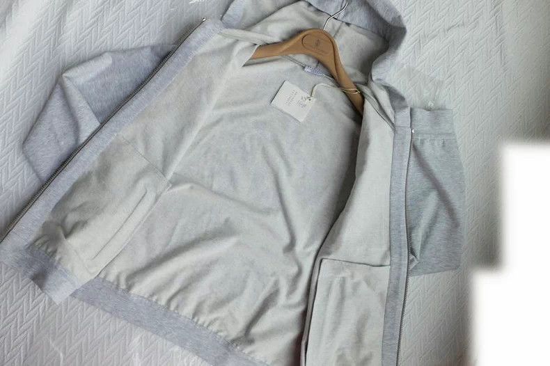 Brunello Cucinelli Brunello Cucinelli Gray Hooded Sweatshirt Size US S / EU 44-46 / 1 - 3 Thumbnail