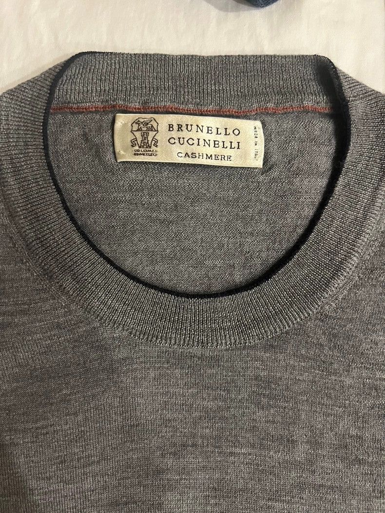 Brunello Cucinelli Brunello Cucinelli Cashmere Wool Sweater Size US L / EU 52-54 / 3 - 2 Thumbnail