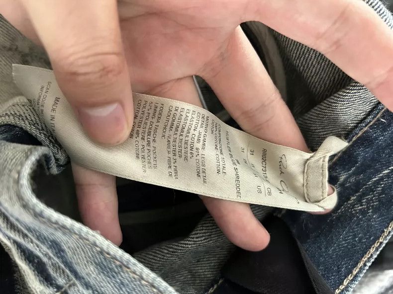 Rick Owens Rick Owens Bolan Banana Distressed Jeans Size US 31 - 2 Thumbnail
