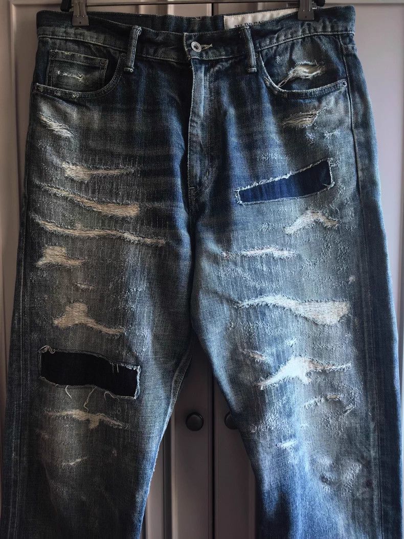 Neighborhood NEIGHBORHOOD 21ss DPB Distressed Jeans Size US 31 - 5 Thumbnail