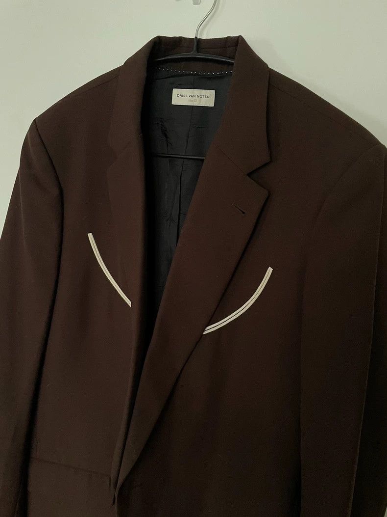 Dries Van Noten Dries Van Noten Brown Blazer L Size US L / EU 52-54 / 3 - 2 Thumbnail