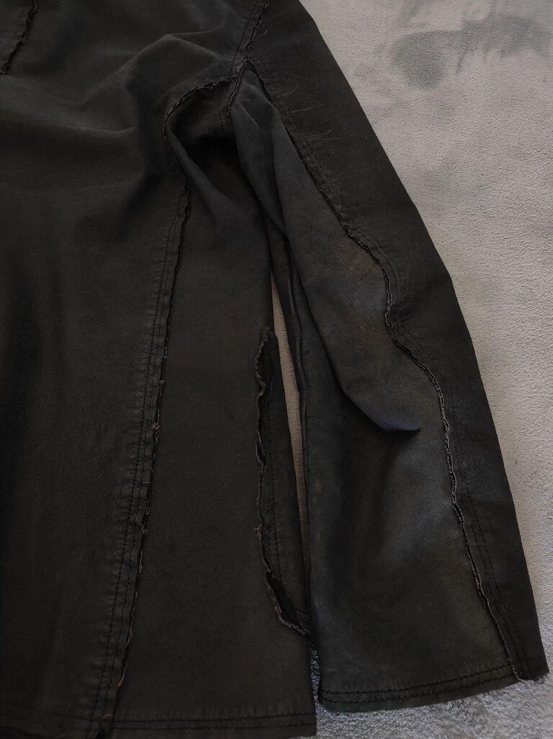 Comme des Garcons Comme des Garcons 02AW Leather Tear Coat Size US S / EU 44-46 / 1 - 5 Thumbnail