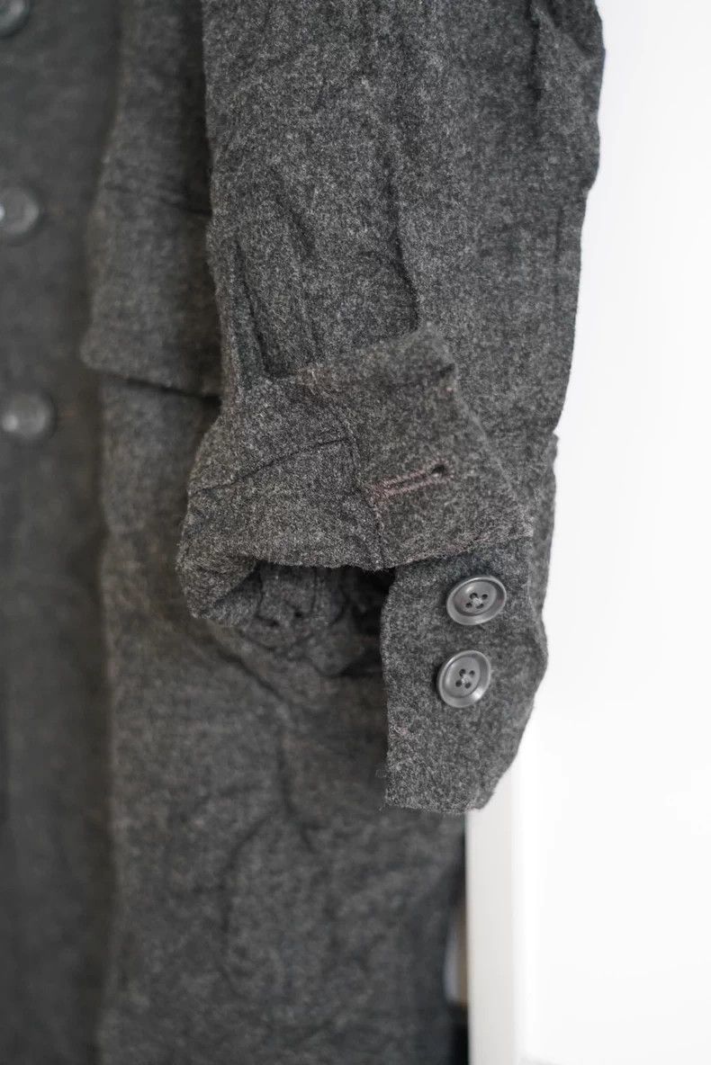 Yohji Yamamoto Yohji Yamamoto Gray Wool Coat 16AW Size US M / EU 48-50 / 2 - 3 Thumbnail