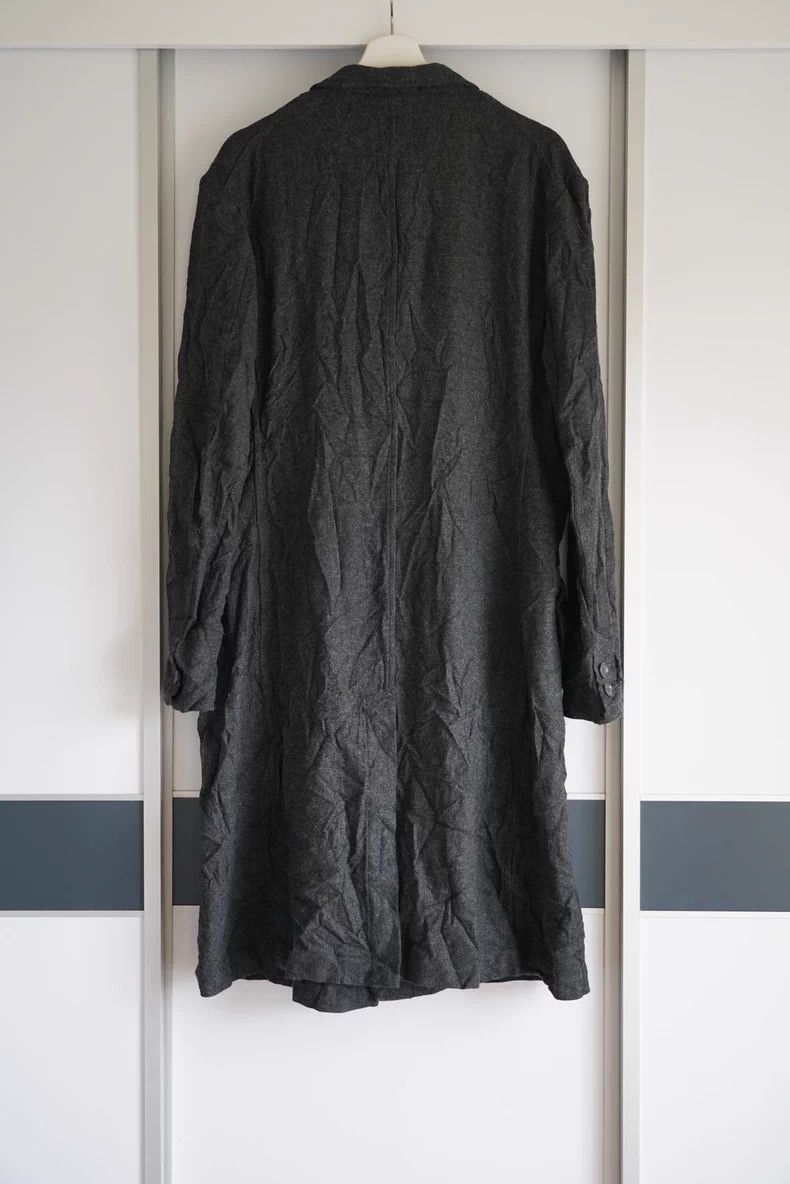 Yohji Yamamoto Yohji Yamamoto Gray Wool Coat 16AW Size US M / EU 48-50 / 2 - 2 Thumbnail