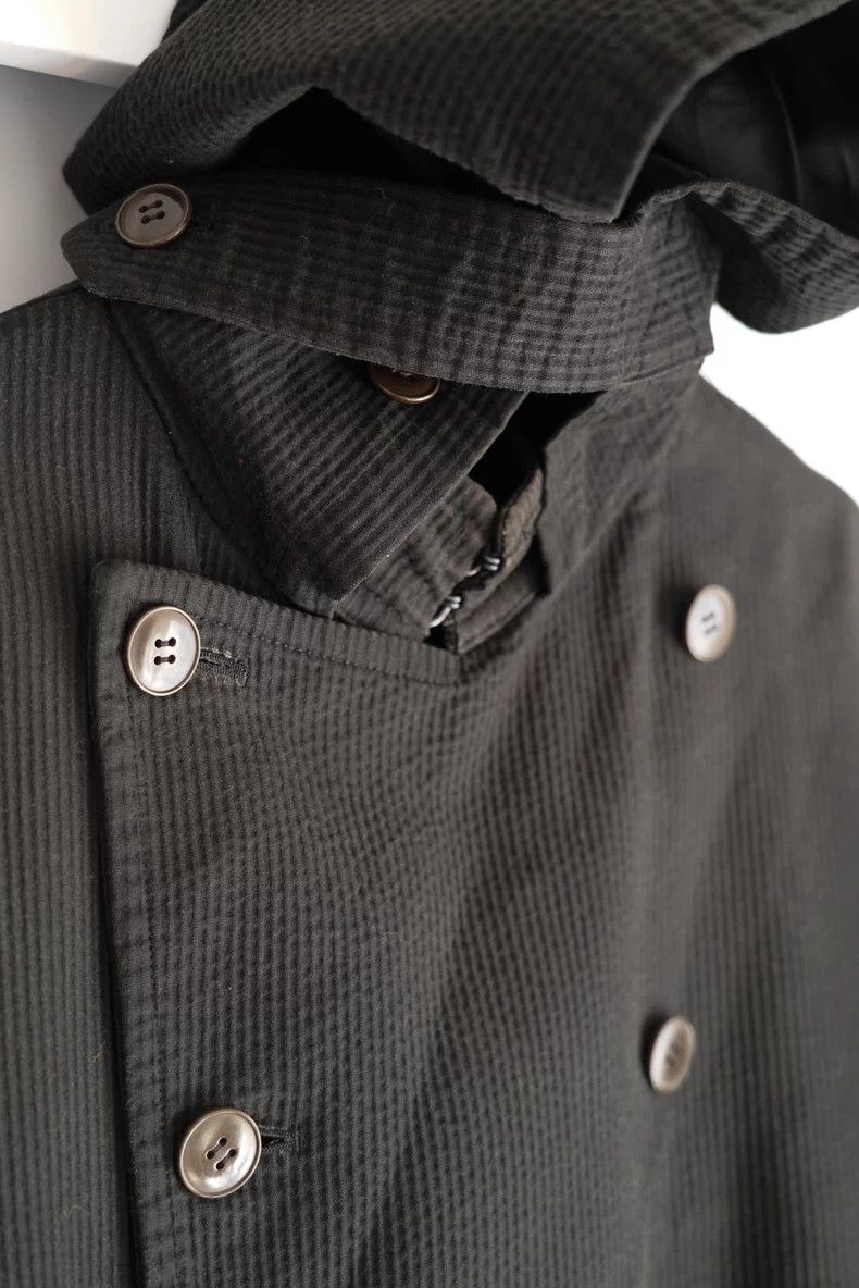 Yohji Yamamoto Yohji Yamamoto 96AW Double-Breasted Hooded Coat Size US M / EU 48-50 / 2 - 4 Thumbnail