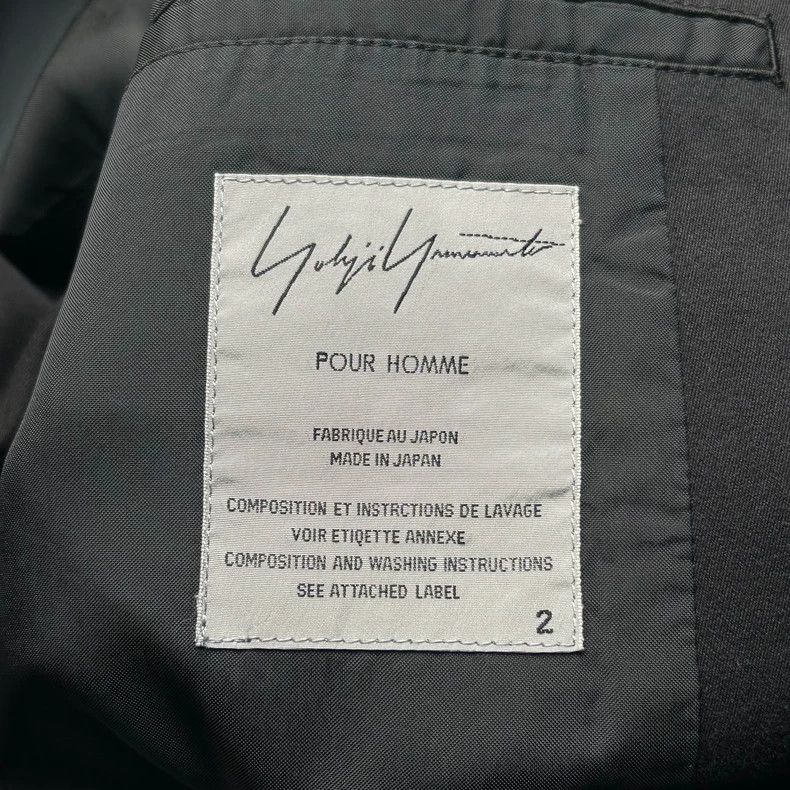 Yohji Yamamoto Yohji Yamamoto 03ss Silk Badge Blazer Size US S / EU 44-46 / 1 - 5 Thumbnail