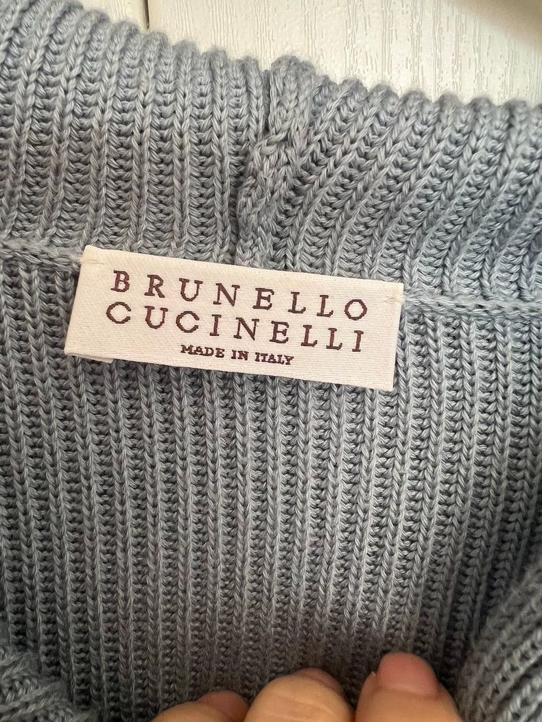 Brunello Cucinelli Brunello Cucinelli Gray Hooded Sweater Size US M / EU 48-50 / 2 - 4 Thumbnail