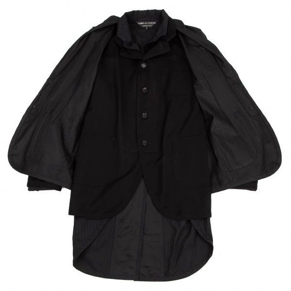 Comme des Garcons COMME des GARCONS HOMME PLUS Layered Blazer Size US XS / EU 42 / 0 - 3 Thumbnail