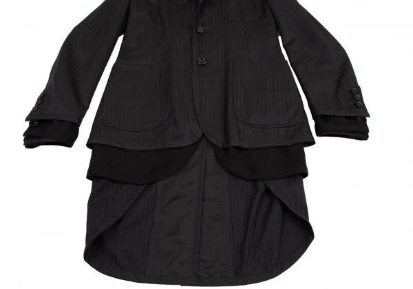 Comme des Garcons COMME des GARCONS HOMME PLUS Layered Blazer Size US XS / EU 42 / 0 - 8 Thumbnail