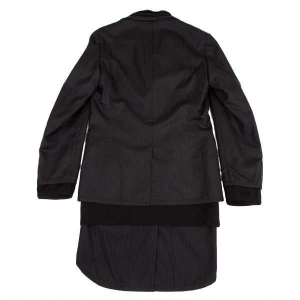 Comme des Garcons COMME des GARCONS HOMME PLUS Layered Blazer Size US XS / EU 42 / 0 - 2 Thumbnail
