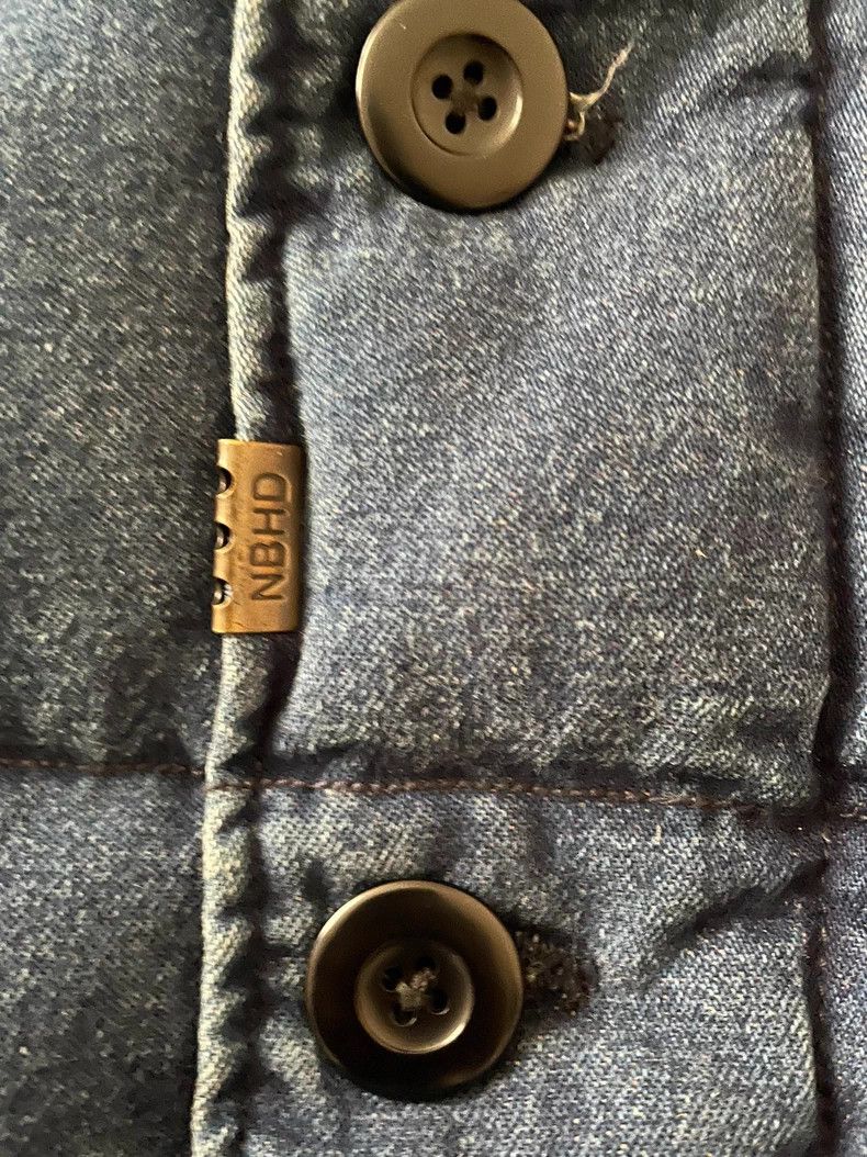 Neighborhood Neighborhood Indigo Dyed Down Vest M Size US M / EU 48-50 / 2 - 6 Thumbnail