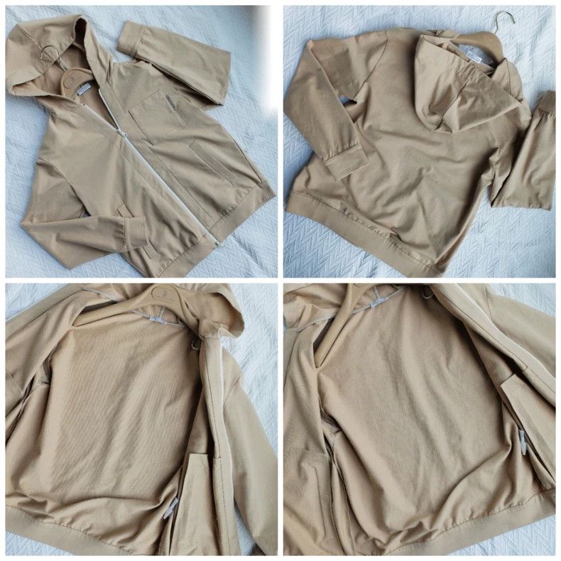 Brunello Cucinelli Brunello Cucinelli Beige Hoodie Jacket Size US XXS / EU 40 - 2 Thumbnail