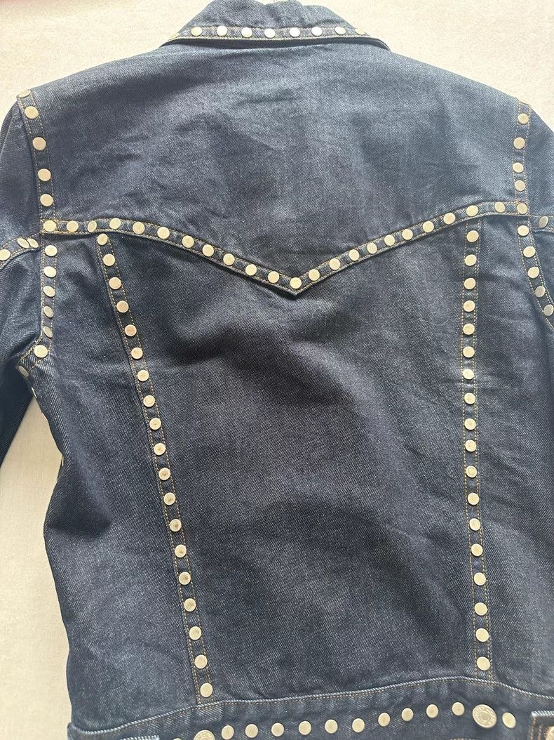 Dries Van Noten Dries Van Noten Men's Studded Denim Jacket Size US L / EU 52-54 / 3 - 5 Thumbnail