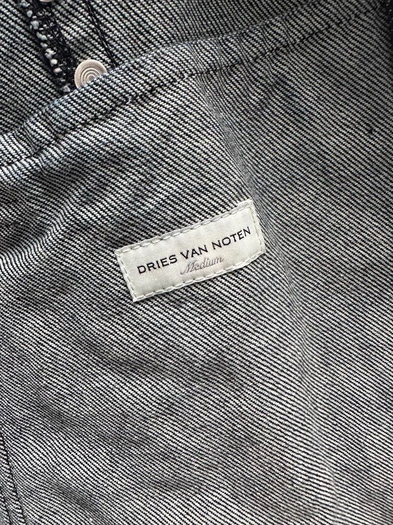 Dries Van Noten Dries Van Noten Men's Studded Denim Jacket Size US L / EU 52-54 / 3 - 3 Thumbnail