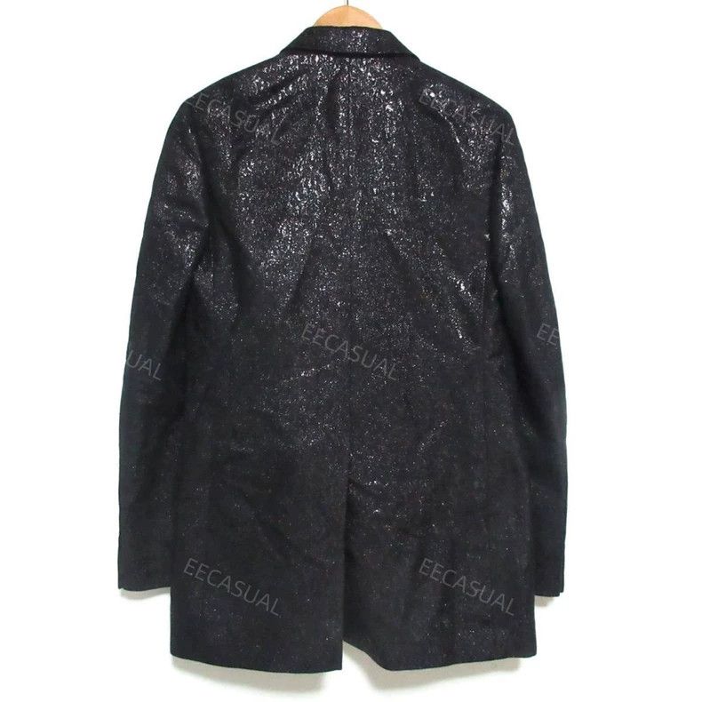 Dries Van Noten Dries Van Noten Black Wool Silk Blazer Size US XS / EU 42 / 0 - 2 Thumbnail