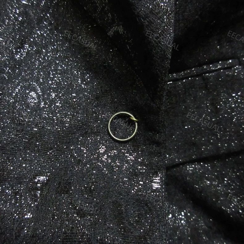 Dries Van Noten Dries Van Noten Black Wool Silk Blazer Size US XS / EU 42 / 0 - 4 Thumbnail