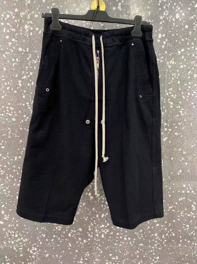 Rick Owens Rick Owens Men's Black Zip Shorts Size US 31 - 4 Thumbnail