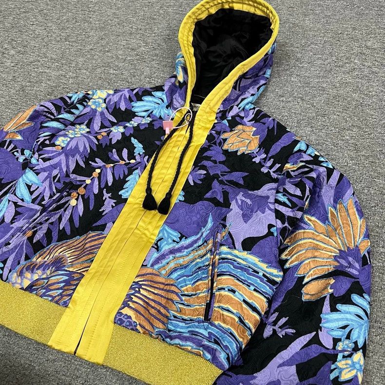 Yves Saint Laurent YSL Embroidered Hooded Jacket Size US M / EU 48-50 / 2 - 2 Thumbnail
