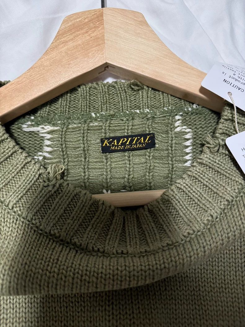 Kapital kapital skeleton hole sweater Size US L / EU 52-54 / 3 - 3 Thumbnail