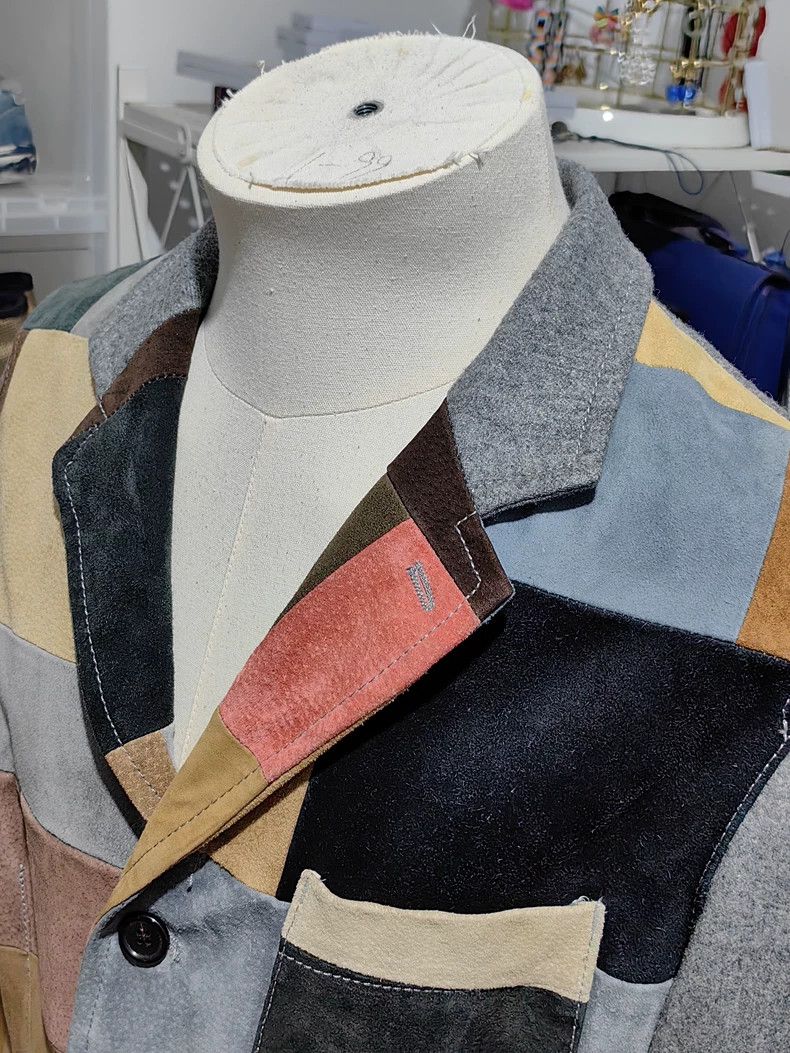 Comme des Garcons Comme des Garcons Patchwork Leather Blazer Size US M / EU 48-50 / 2 - 3 Thumbnail