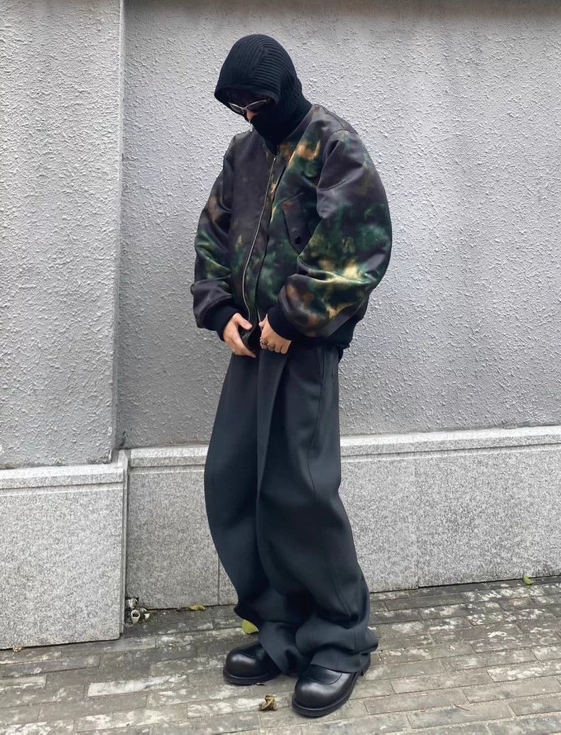 Dries Van Noten Dries Van Noten Camo Render Bomber Jacket Size US L / EU 52-54 / 3 - 2 Thumbnail