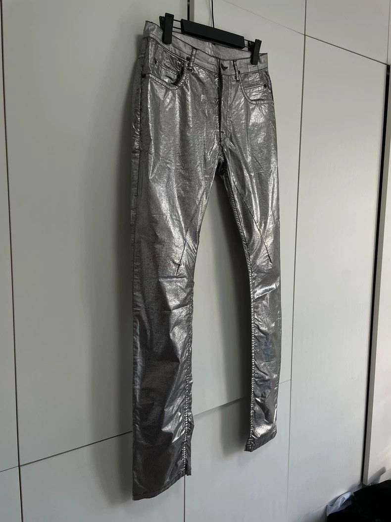 Rick Owens Rick Owens Men's Silver Jeans Size US 29 - 2 Thumbnail