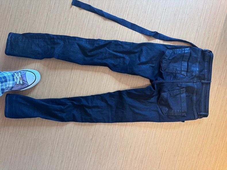 Rick Owens Rick Owens Waxed Stretch Denim Jeans Size US 29 - 3 Thumbnail