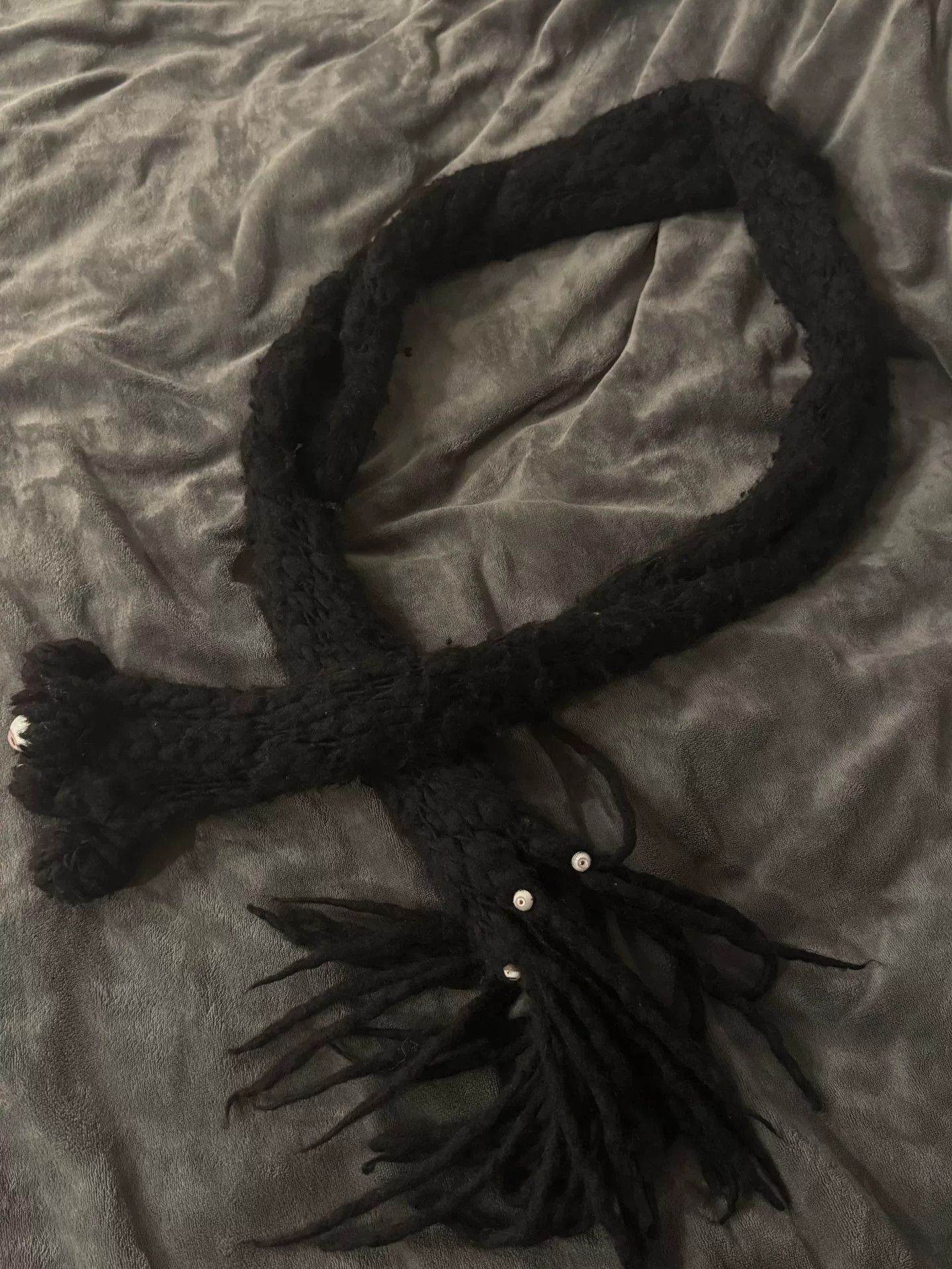 Undercover Undercover 05SS But Beautiful Eye Wool Scarf Size ONE SIZE - 2 Thumbnail