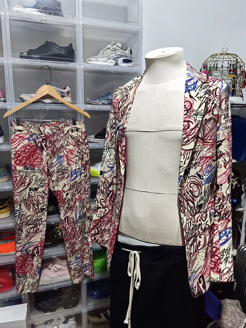 Comme des Garcons Comme des Garçons Psychedelic Graffiti Suit Size US M / EU 48-50 / 2 - 5 Thumbnail