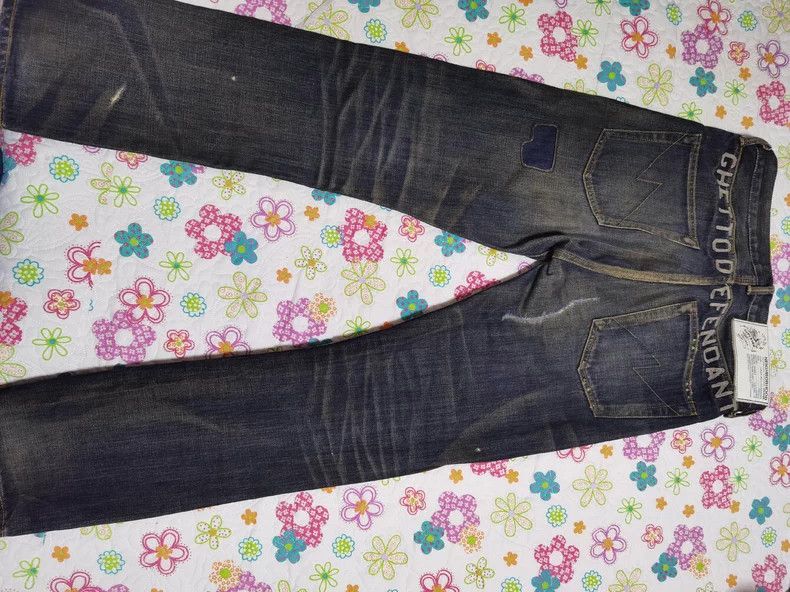 Neighborhood NEIGHBORHOOD Lightning Bolt Denim Jeans Size US 26 / EU 42 - 2 Thumbnail