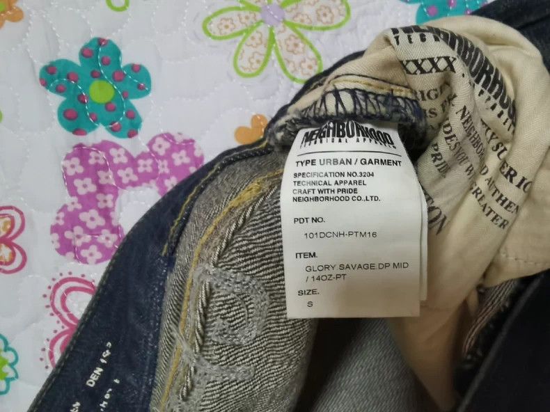Neighborhood NEIGHBORHOOD Lightning Bolt Denim Jeans Size US 26 / EU 42 - 4 Thumbnail