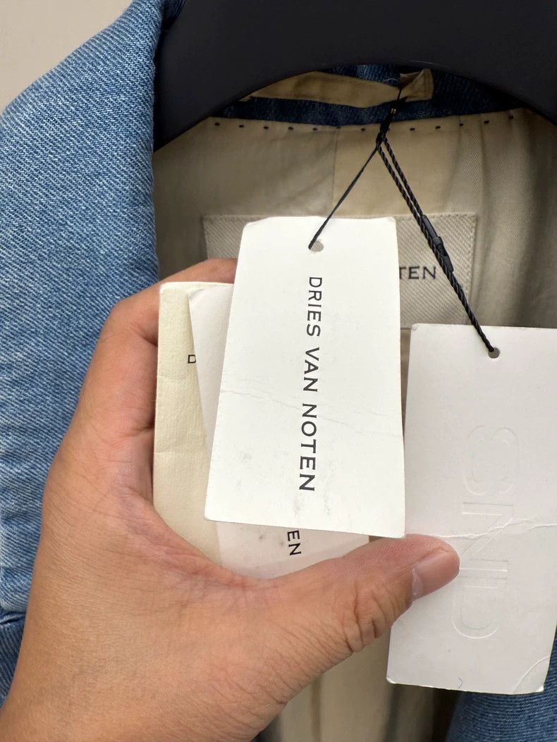 Dries Van Noten Dries Van Noten SS24 Denim Blazer Size US S / EU 44-46 / 1 - 2 Thumbnail