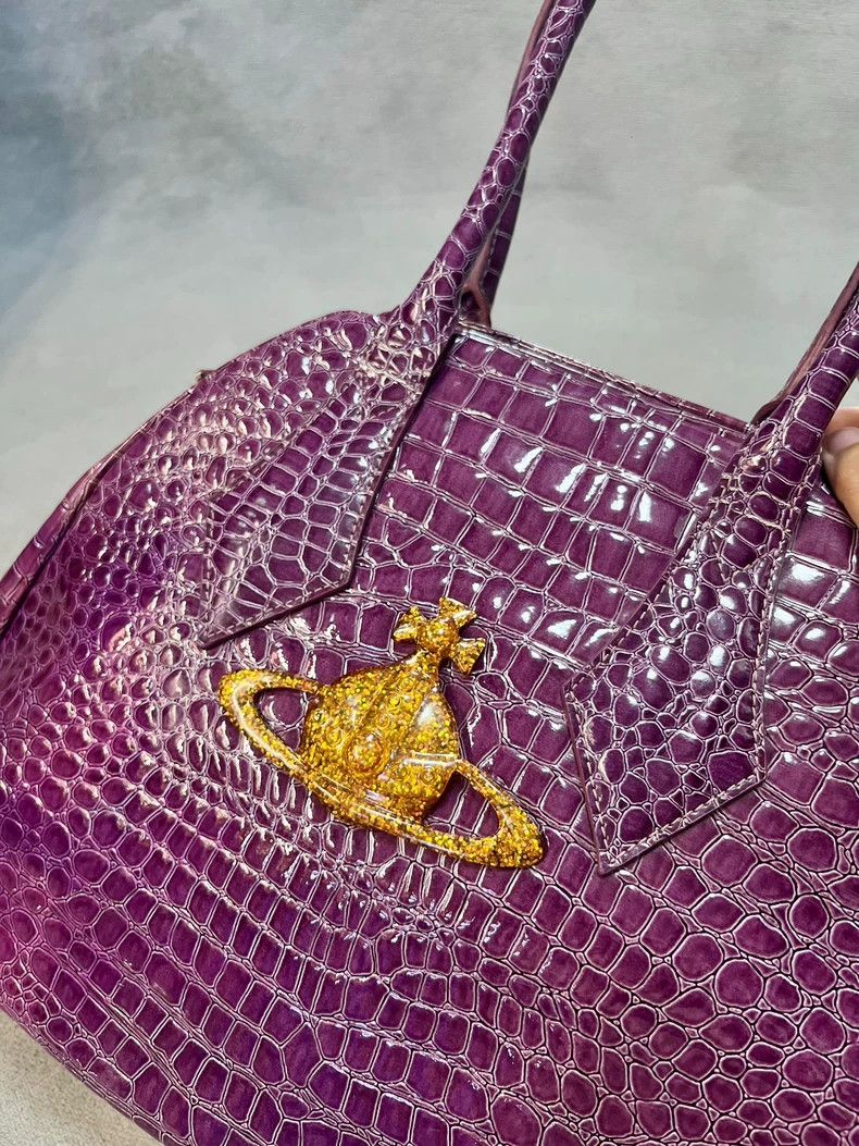 Vivienne Westwood Vivienne Westwood Purple Bowling Bag Size ONE SIZE - 2 Thumbnail