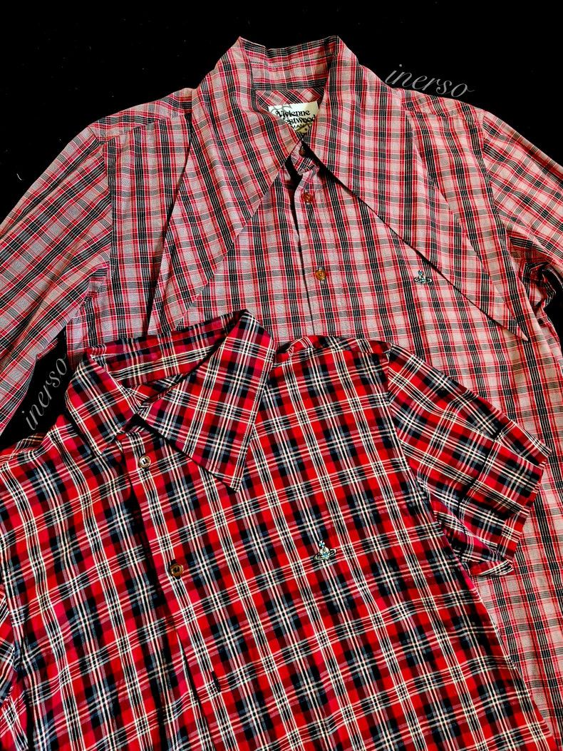 Vivienne Westwood Vivienne Westwood Red Plaid Short Sleeve Shirt Size US M / EU 48-50 / 2 - 3 Thumbnail