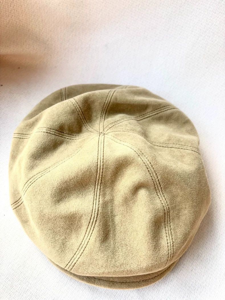 Vivienne Westwood Vivienne Westwood Beige Saturn Newsboy Cap Size ONE SIZE - 5 Thumbnail