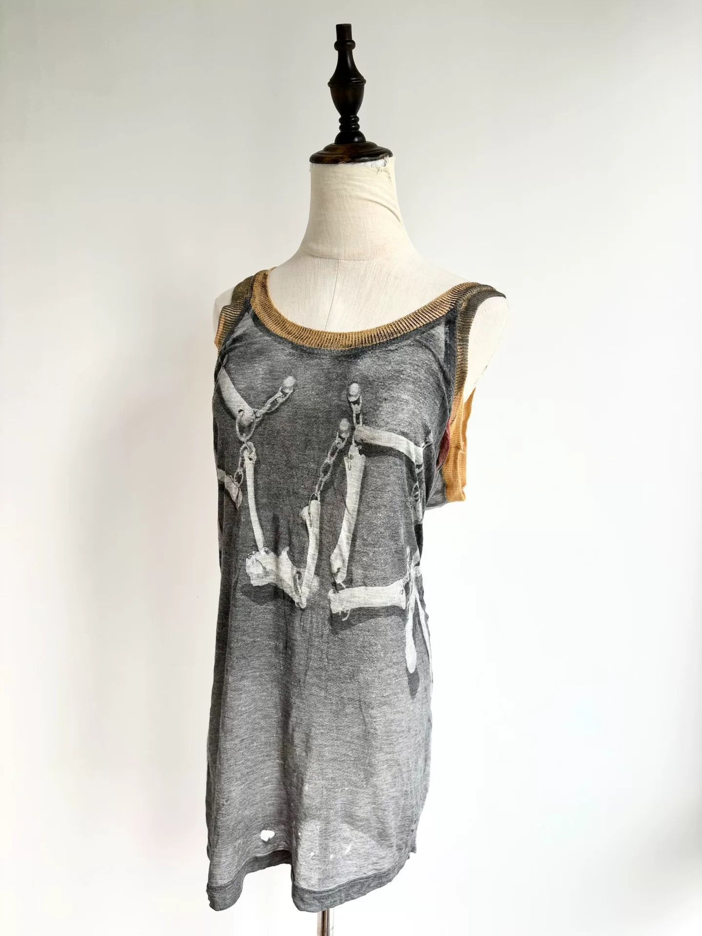 Vivienne Westwood Vivienne Westwood Skeleton Chain Tank Top Size US S / EU 44-46 / 1 - 2 Thumbnail
