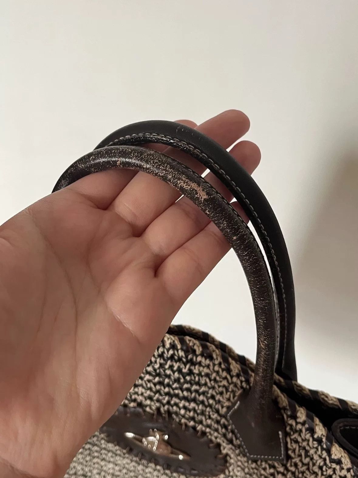 Vivienne Westwood Vivienne Westwood Black Woven Orb Handbag Size ONE SIZE - 4 Thumbnail
